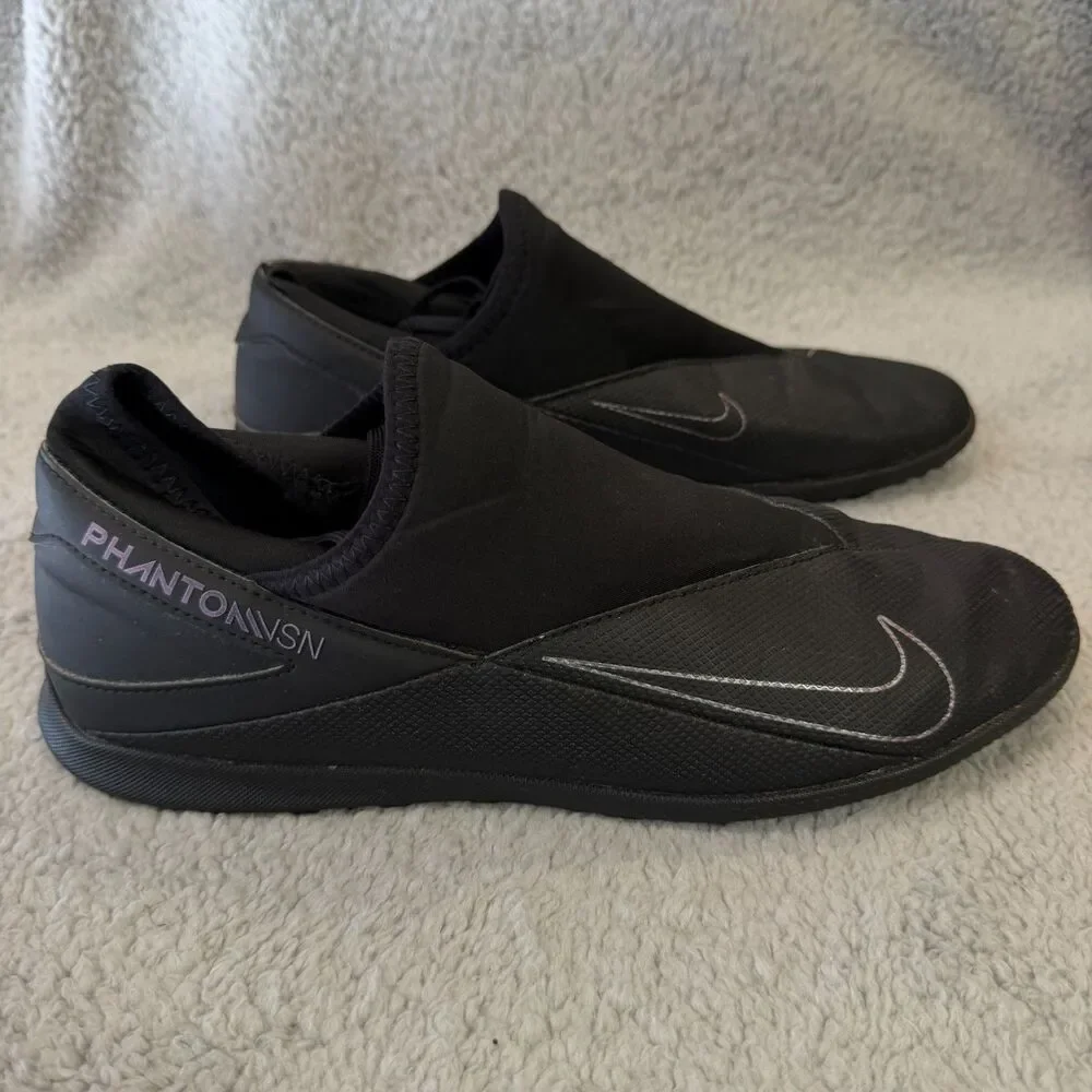 NIKE Phantom Vision Black Soccer Sneaker Mens 11 Black Shoes CD4173-010